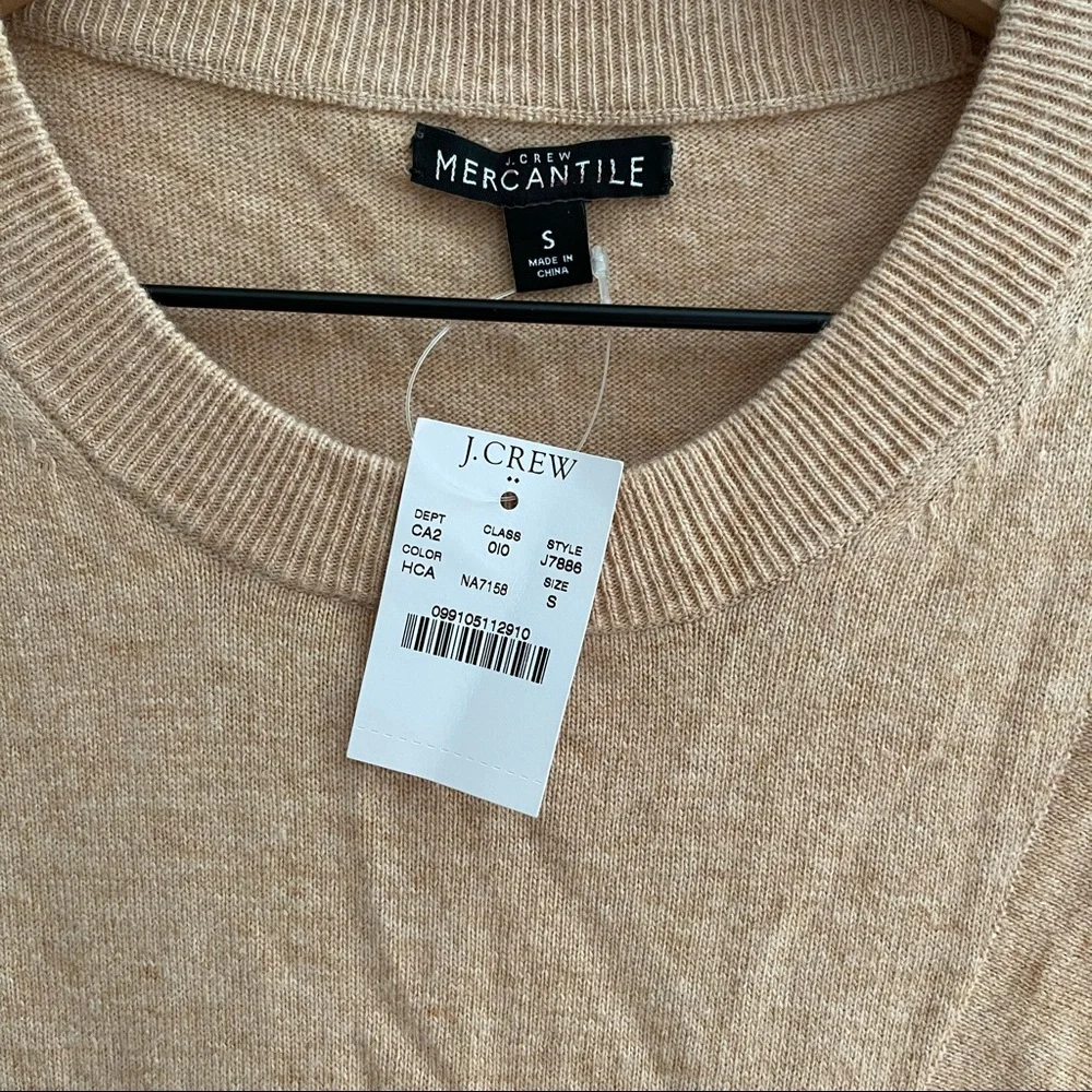 NWT Ruffle Front Crewneck Sweater
